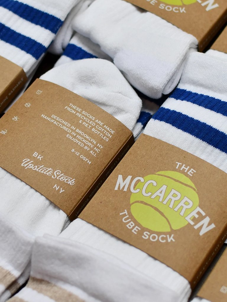 Upstate Stock Mccarren Tube Socks, Two, Nwt — image 2 of 8